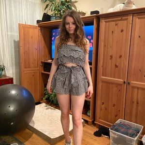 Gingham two piece set!